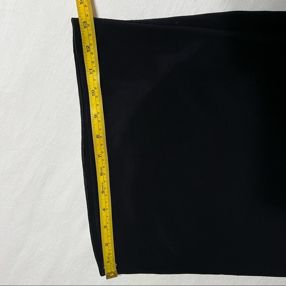 Eileen Fisher Black V-Neck Cropped Jumpsuit - Picture 12 of 12